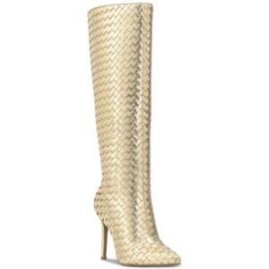 Size 7 - INC Gold Woven boot - NWT - RETAILS $229.50
